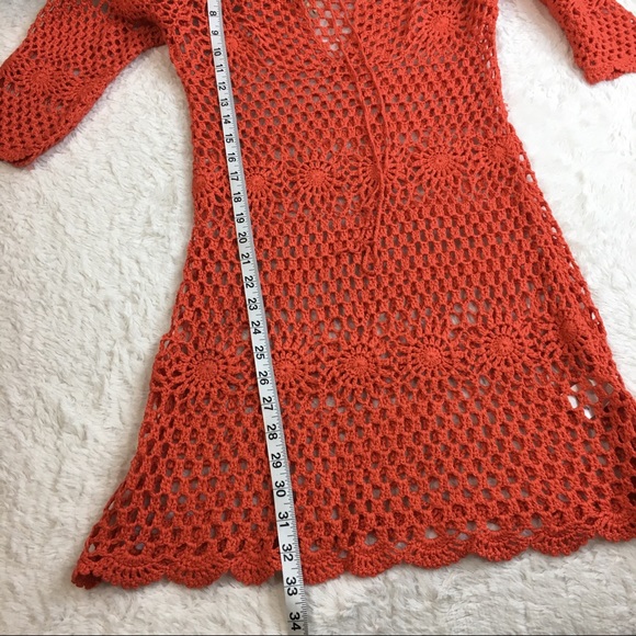 🍃Toi et Moi Crochet Swim Cover Up Dress - Picture 5 of 8